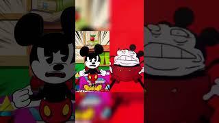 MICKEY REACTS to CRAZY ANIMATION! INSPIRED by  @HassanKhadair #animation #shorts #viral