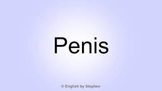 How to pronounce "Penis"