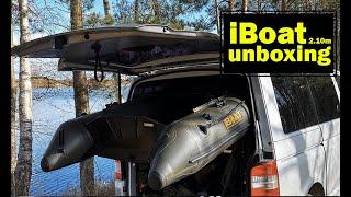 iBoat 210 GEN4 - grün - unboxing vom Schlauchboot für's Karpfenangeln