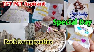  TGT PGT Preparation  My Daily Routine  Today Special Vlog