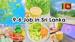 වැඩ කරන දවසක්  9-6 office job Sri Lanka  | Life in Sri Lanka  | a day in my life | work vlog