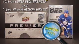 A RAT  INVADES MY EASTER BREAK!  2021-22 UPPER DECK PREMIER & O-PEE-CHEE PLATINUM HOCKEY 