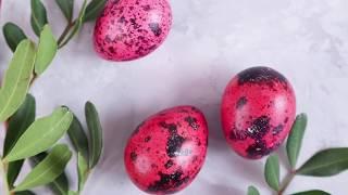 Покраска пасхальных яиц, 3 способа | Painting easter eggs
