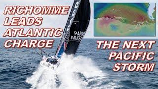 Vendée Globe Friday 27th December Update - Richomme leads Atlantic charge + the next Pacific storm