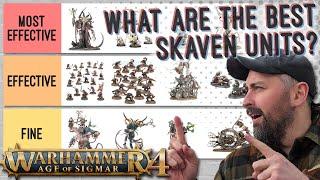 The BEST units you need for Skaven | Age of Sigmar 4 Tier list