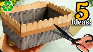 Transforming Cardboard & Jute️ 5 GENIUS Recycling Ideas That Will Amaze You!