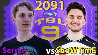 BO7 time - StarCraft 2 - Replay-Cast #2091 -  Serral (Z) vs  ShoWTimE (P) - TSL9 [Deutsch/4K]