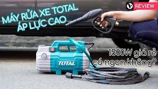 Máy rửa xe Total áp lực cao 1500W giá rẻ sale 12/12 shopee, có ngon bổ rẻ ?