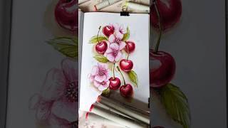 скетч маркерами #скетч #ягоды #иллюстрации #маркеры #sketch