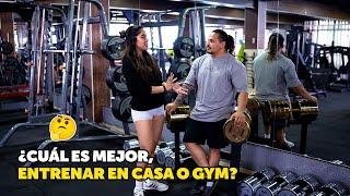 ¿Cuál es mejor, entrenar en casa o gym? ️‍️