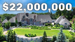 Inside a $22,000,000 Mega Mansion near Detroit Michigan