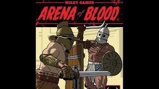 New Wiley Games "Arena of Blood" Miniature Gladiator Game Rulebook Review #tabletopgaming