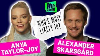 Anya Taylor-Joy & Alexander Skarsgard On Falling In Love At First Sight | Who's Most Likely To?