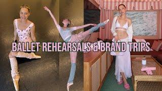 ballet rehearsals and brand trips