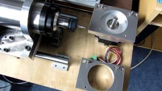 2.2Kw Chinese spindle 24000rpm on my new Z axis plate