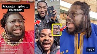 FAKE PASSPORT! Ajagurajah FIRES Back At Young Don Over Deportation Wahala;TweneJonas  React