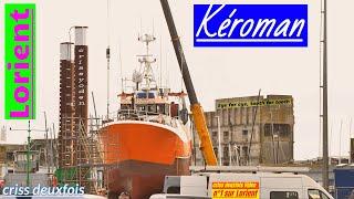 Slipway de Kéroman ; Bateaux de Pêche ; Lorient ; Morbihan ; Bretagne Sud ; France