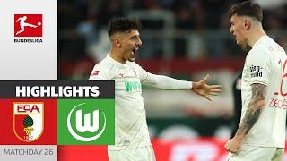 Augsburg Wins 6-Point-Match! | FC Augsburg - VfL Wolfsburg 1-0 | Highlights | Matchday 26 – BL 24/25