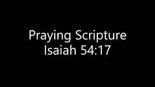 Isaiah 54:17 Prayer