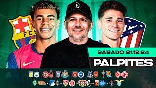 PALPITES DE FUTEBOL PARA HOJE 21 12 2024 (SÁBADO) + BILHETE PRONTO | Boleiros Tips