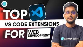 Top vs code extension for WEB DEVELOPMENT | Ye Extension to hone hi chaiye
