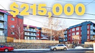 HUGE $215,000 Condo close to Centre Street & Edmonton Trail, Calgary (Real Estate Tour 2023)