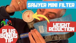 Sawyer Mini Water Filter Kit Weight Reduction Plus Bonus Tip