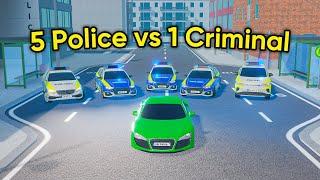 1 CRIMINAL vs 5 POLICE In Emergency Hamburg!