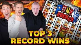 PUNK ROCKER 2 STREAMERS RECORD WINS - BIGGEST WINS - TOP 3 