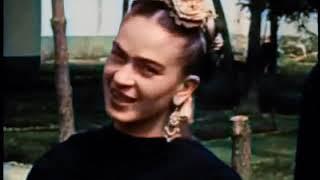 AI Colorized Home Movie Clips of Frida Kahlo