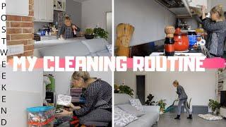 My CLEANING ROUTINE Post WEEK END ||missgerberina