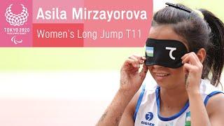 Asila Mirzayorova is a Silver Medallist! | Women's Long Jump T11 | Tokyo 2020 Paralympic Games