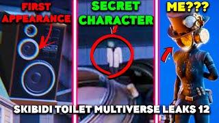 SKIBIDI TOILET MULTIVERSE EPISODE 12 LEAKS ALL Easter Egg Analysis Theory