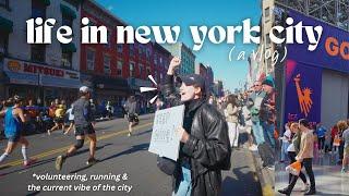 Getting outside for Marathon weekend in New York City. A Vlog.