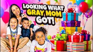 Grey's Mom Unwraps Gifts on her Birthday!