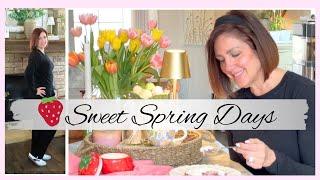 Sweet Strawberry Bake, New Spring Fashion & Slow Spring Garden Days 🪴 | Spring Living Ep. 3