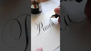 #каллиграфия #copperplate #имя #nikolietta