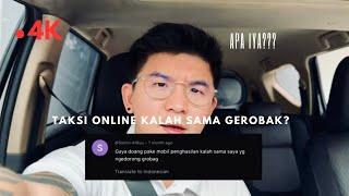 TAKSI ONLINE MAH GAYA DOANG, PENGHASILAN KALAH SAMA YANG DAGANG GEROBAK!