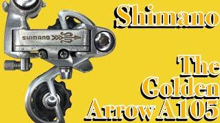 Shimano A105 Golden Arrow rear derailleur: restore service clean disassembled Dismantled