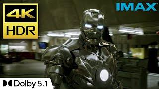 Iron Man (2008) IMAX - Mark II Armor Scene [4K HDR - Dolby 5.1]