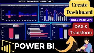 POWER BI PROJECT| CREATE POWER BI DASHBOARD IN 30 MIN | Beginners | Complete Project - 2023