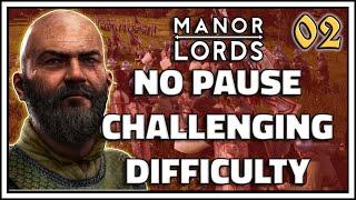 Battle of Marrionburg | No Pause Challenging Manor Lords |  EP 02