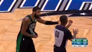 Kyrie Irving Loses It At Referee & Gets A Technical!