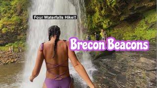 BRECON BEACONS WALES | Four Waterfalls Hike & camping with friends ️