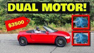 We put two motors in Hondas smallest sports car and it rips!