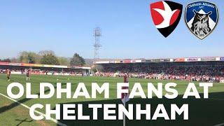 OLDHAM FANS AT CHELTENHAM