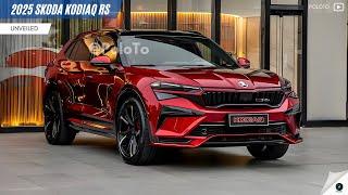 2025 Skoda Kodiaq RS Unveiled - High performance SUV with stylish looks!