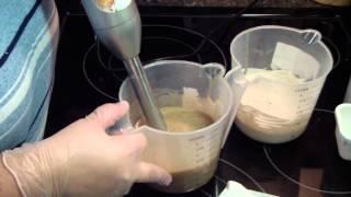 Making & Cutting French Vanilla Coffee Soap for BeScented