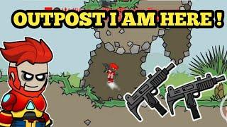 OUTPOST I AM HERE WITH DUAL UZI IN MINI MILITIA !