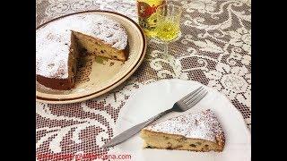 Apple Walnut Cake  with Strega  -  Rossella's Cooking with Nonna